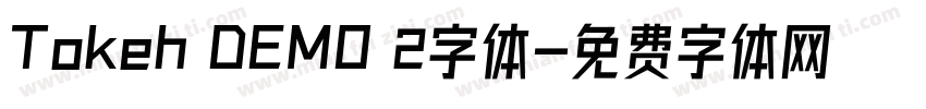 Tokeh DEMO 2字体字体转换